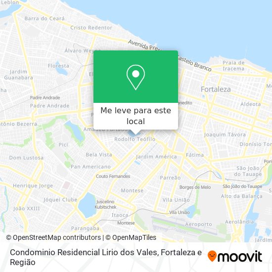 Condominio Residencial Lirio dos Vales mapa