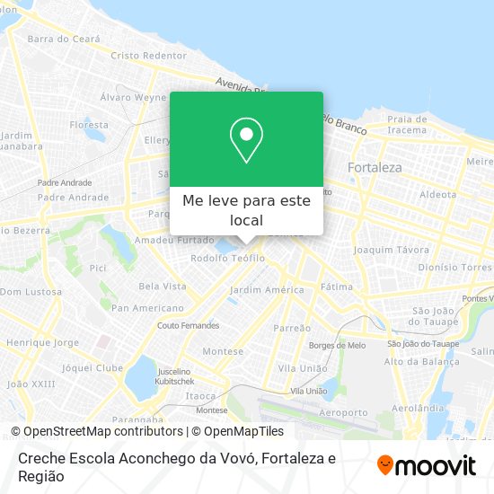 Creche Escola Aconchego da Vovó mapa