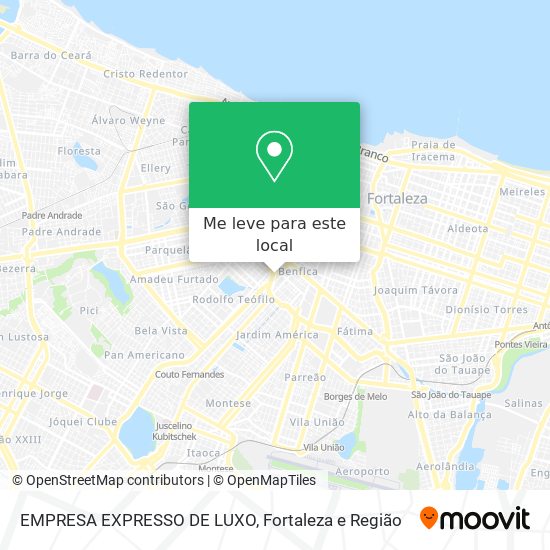 EMPRESA EXPRESSO DE LUXO mapa