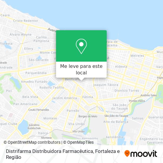 Distrifarma Distribuidora Farmacêutica mapa