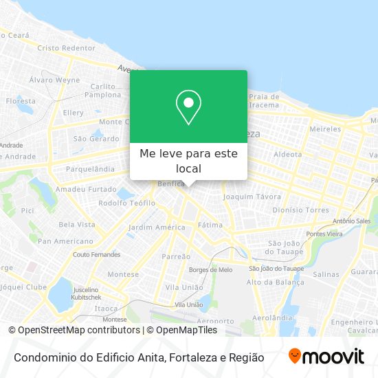Condominio do Edificio Anita mapa
