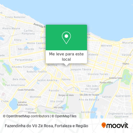 Fazendinha do Vô Zé Rosa mapa