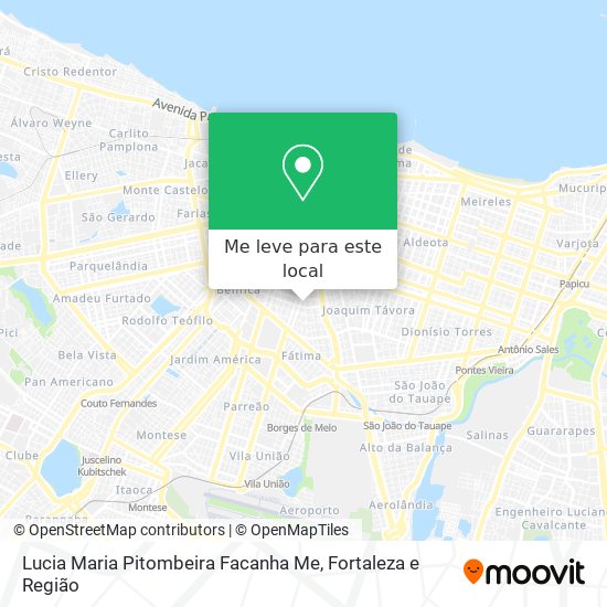 Lucia Maria Pitombeira Facanha Me mapa