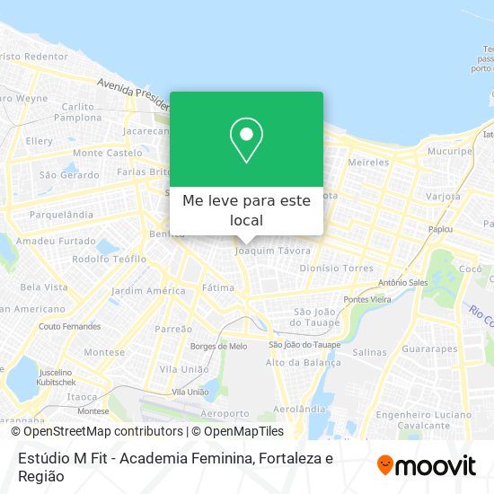 Estúdio M Fit - Academia Feminina mapa