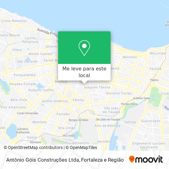 Antônio Góis Construções Ltda mapa