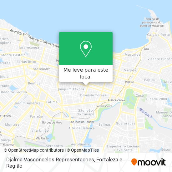 Djalma Vasconcelos Representacoes mapa