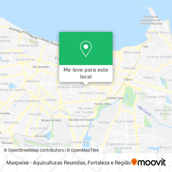 Maxpeixe - Aquiculturas Reunidas mapa