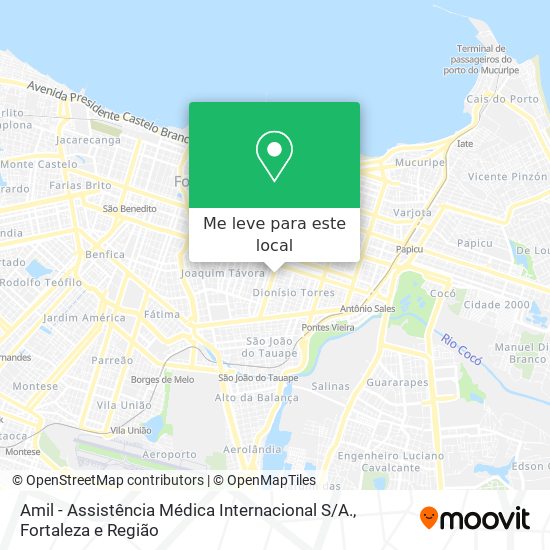 Amil - Assistência Médica Internacional S / A. mapa