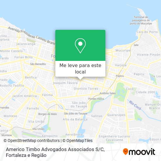 Americo Timbo Advogados Associados S / C mapa