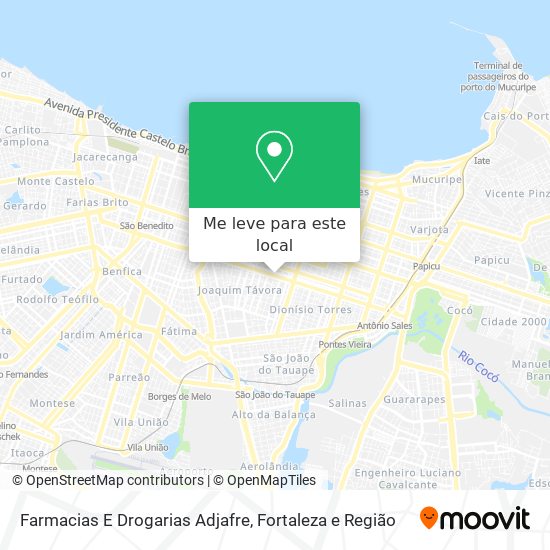 Farmacias E Drogarias Adjafre mapa