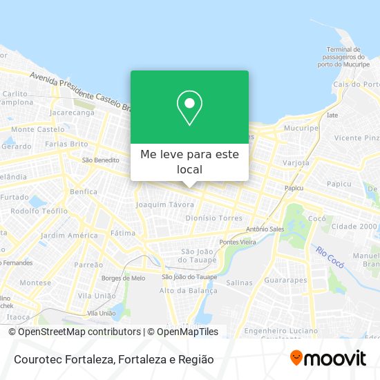 Courotec Fortaleza mapa