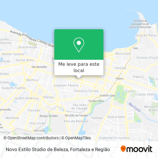 Novo Estilo Stúdio de Beleza mapa