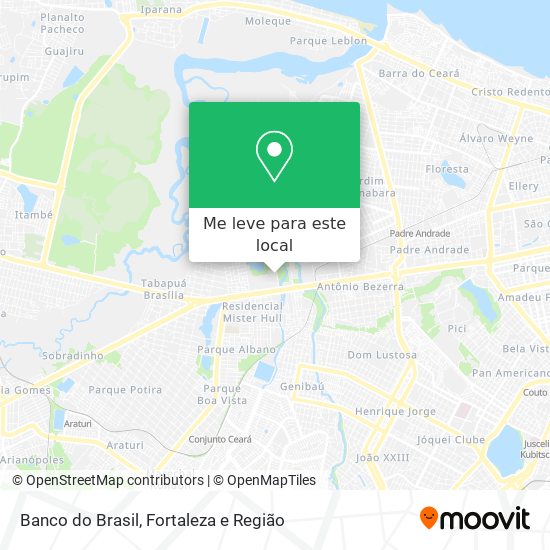 Banco do Brasil mapa