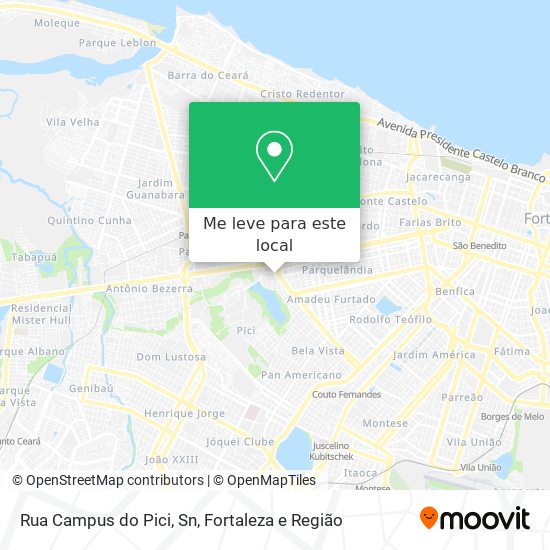 Rua Campus do Pici, Sn mapa