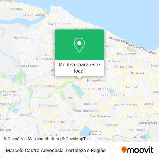 Marcelo Castro Advocacia mapa