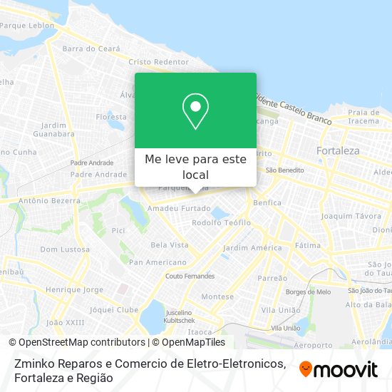 Zminko Reparos e Comercio de Eletro-Eletronicos mapa