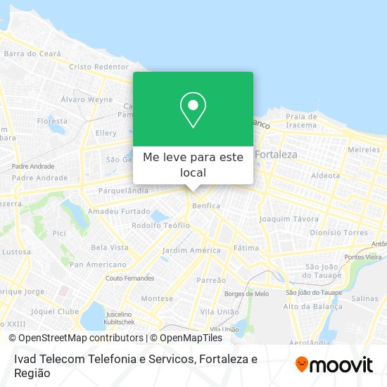 Ivad Telecom Telefonia e Servicos mapa