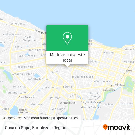 Casa da Sopa mapa