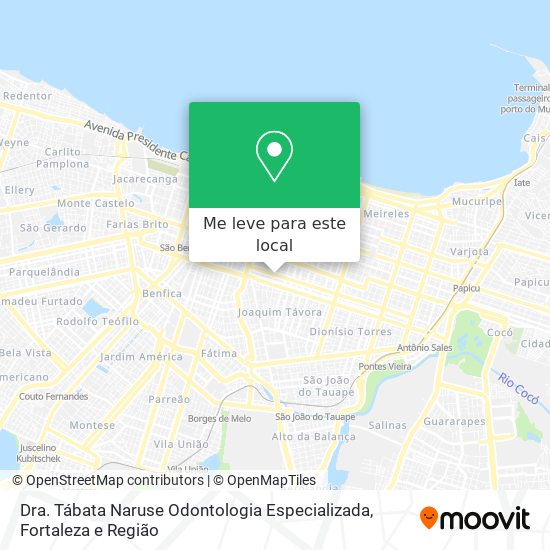 Dra. Tábata Naruse Odontologia Especializada mapa
