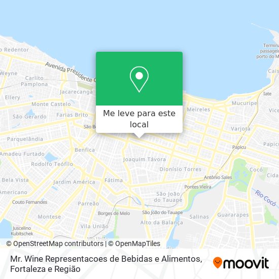 Mr. Wine Representacoes de Bebidas e Alimentos mapa