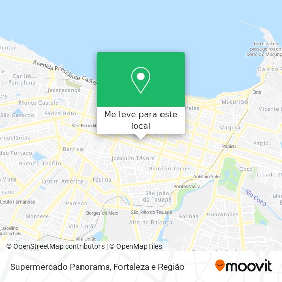 Supermercado Panorama mapa