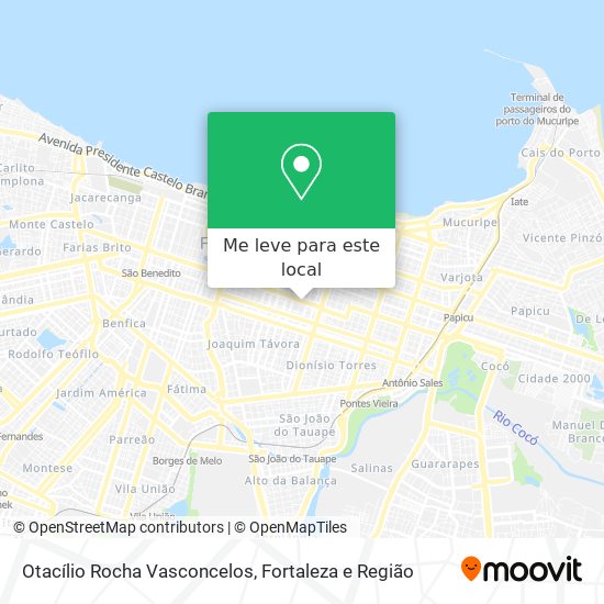 Otacílio Rocha Vasconcelos mapa