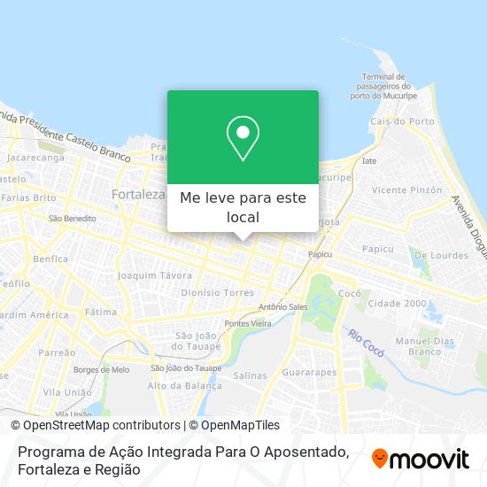 Programa de Ação Integrada Para O Aposentado mapa