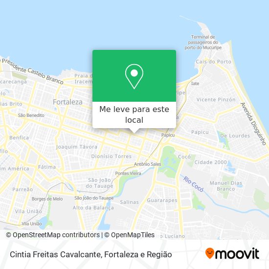 Cintia Freitas Cavalcante mapa