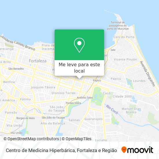 Centro de Medicina Hiperbárica mapa