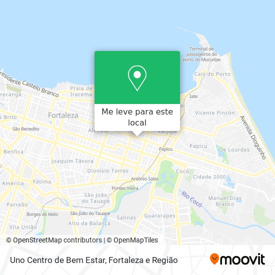 Uno Centro de Bem Estar mapa