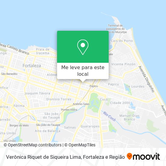 Verônica Riquet de Siqueira Lima mapa