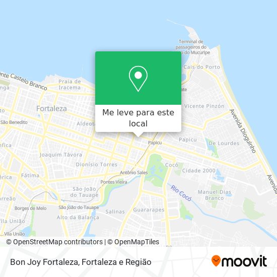 Bon Joy Fortaleza mapa