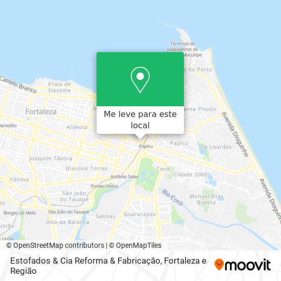 Estofados & Cia Reforma & Fabricação mapa