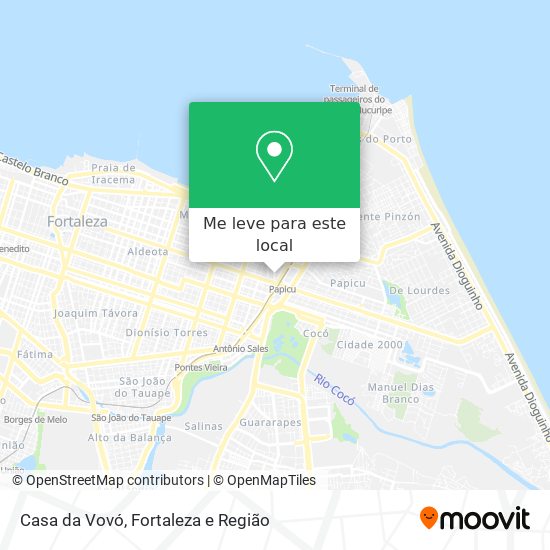 Casa da Vovó mapa