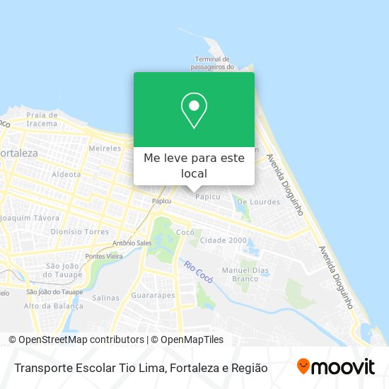 Transporte Escolar Tio Lima mapa