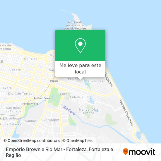 Empório Brownie Rio Mar - Fortaleza mapa