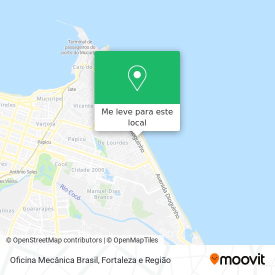 Oficina Mecânica Brasil mapa