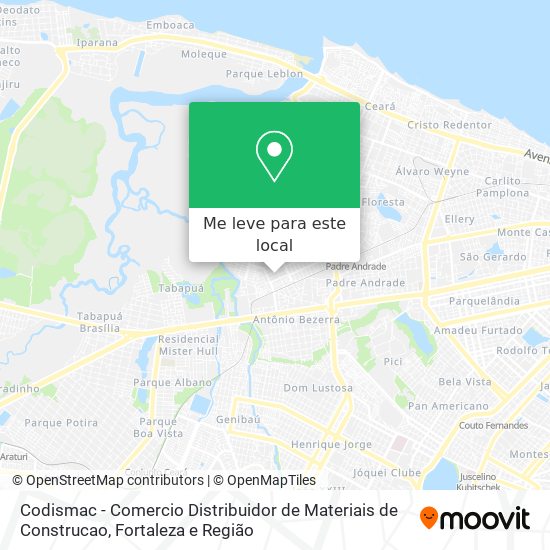 Codismac - Comercio Distribuidor de Materiais de Construcao mapa