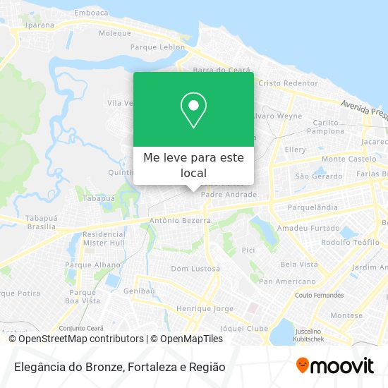 Elegância do Bronze mapa