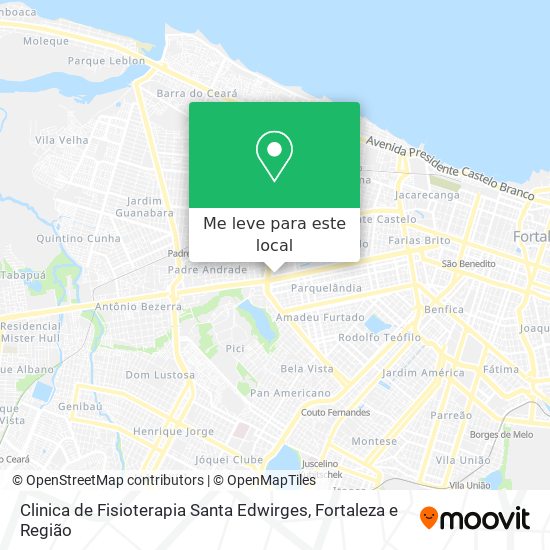 Clinica de Fisioterapia Santa Edwirges mapa