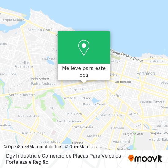 Dgv Industria e Comercio de Placas Para Veiculos mapa