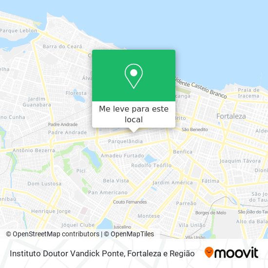 Instituto Doutor Vandick Ponte mapa