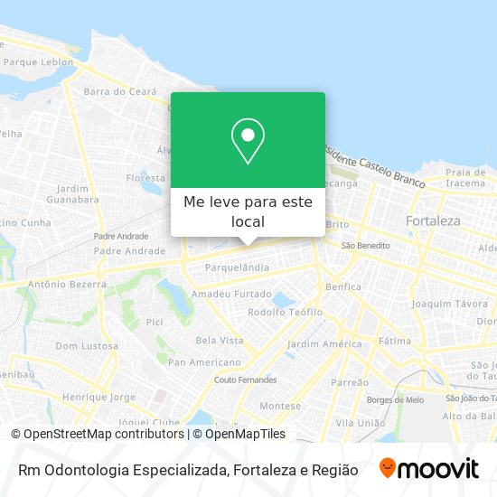 Rm Odontologia Especializada mapa