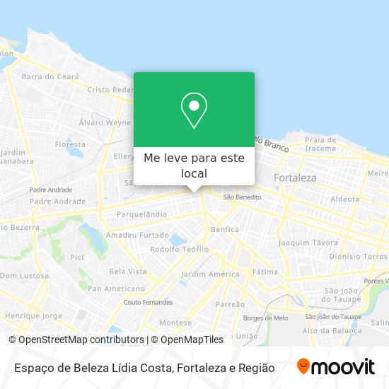 Espaço de Beleza Lídia Costa mapa