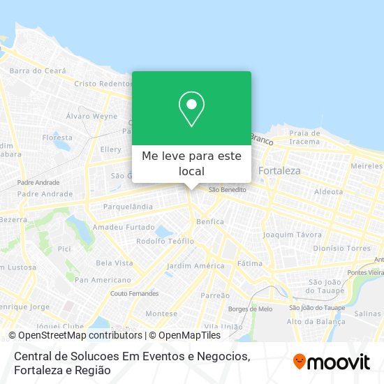 Central de Solucoes Em Eventos e Negocios mapa
