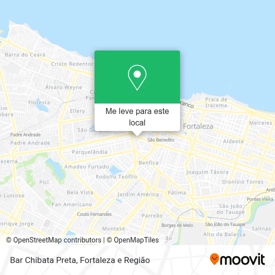 Bar Chibata Preta mapa