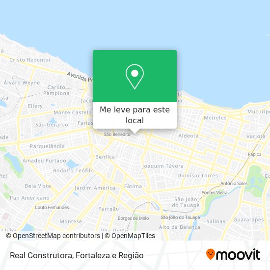 Real Construtora mapa