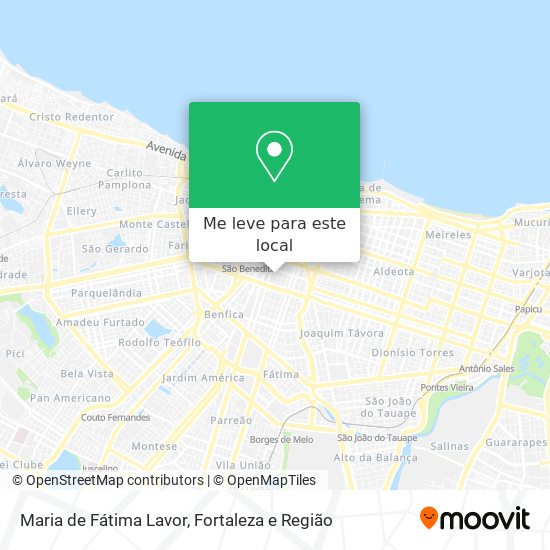 Maria de Fátima Lavor mapa