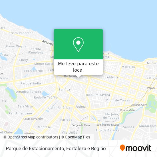 Parque de Estacionamento mapa