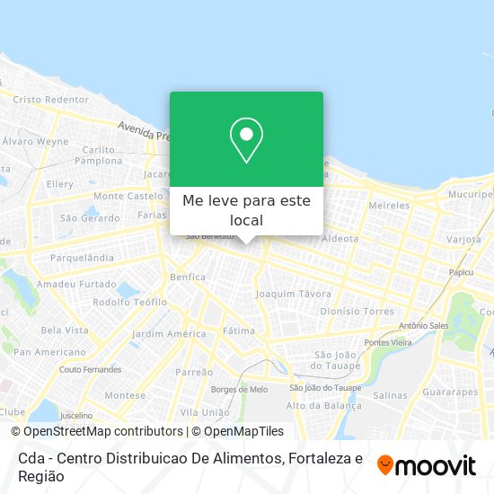 Cda - Centro Distribuicao De Alimentos mapa